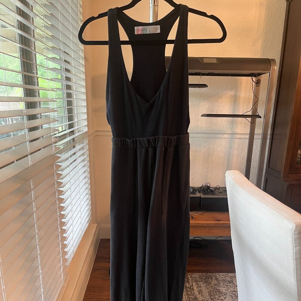 Free People Beach Black Jumpsuit